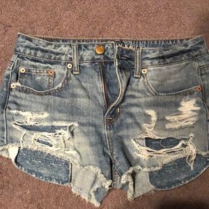 American Eagle festival shorts